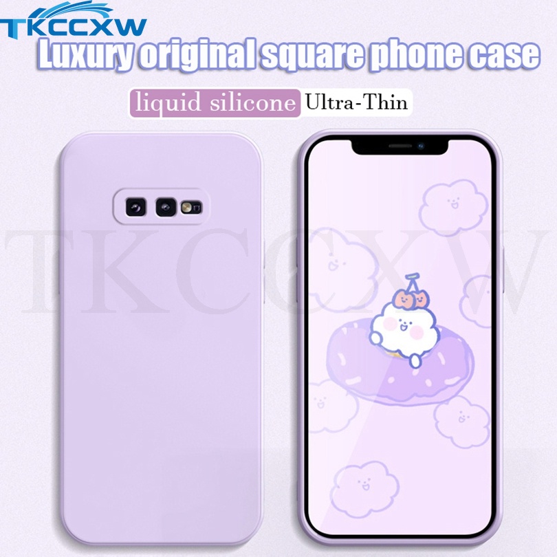 Ốp điện thoại silicon mềm chống va đập cho Samsung Galaxy S10 S9 Plus S10e S10 Lite s10plus