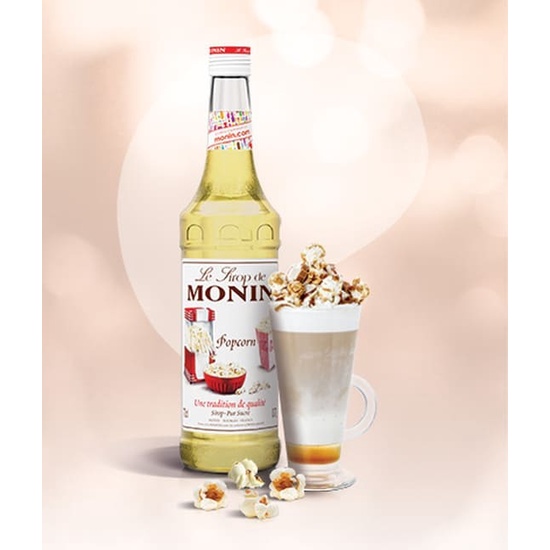 Siro Monin bắp rang (Popcorn) chai 700ml. Hàng Công ty có sẵn giao ngay