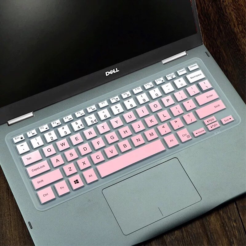 Tấm silicon bảo vệ bàn phím laptop Dell 13,3 -14 inch - Tấm phủ bàn phím