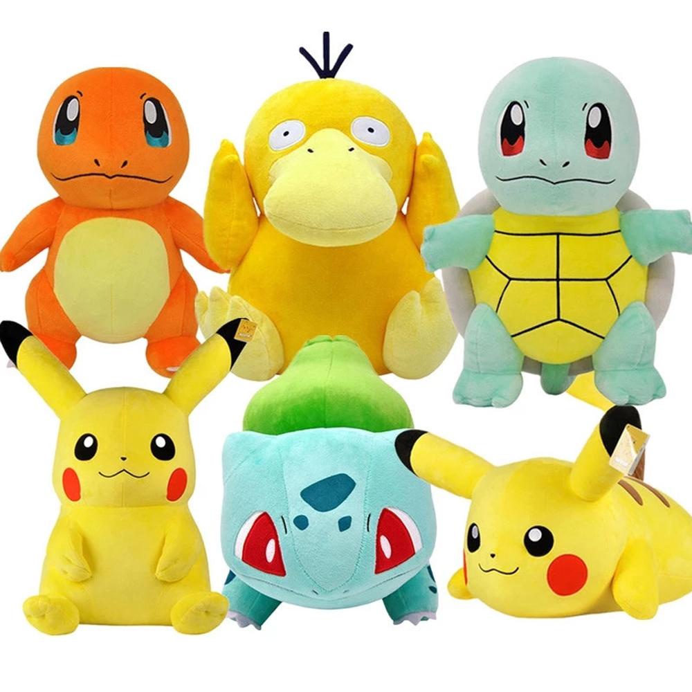LILYES Đồ chơi nhồi bông Hình Pokemon Dễ Thương