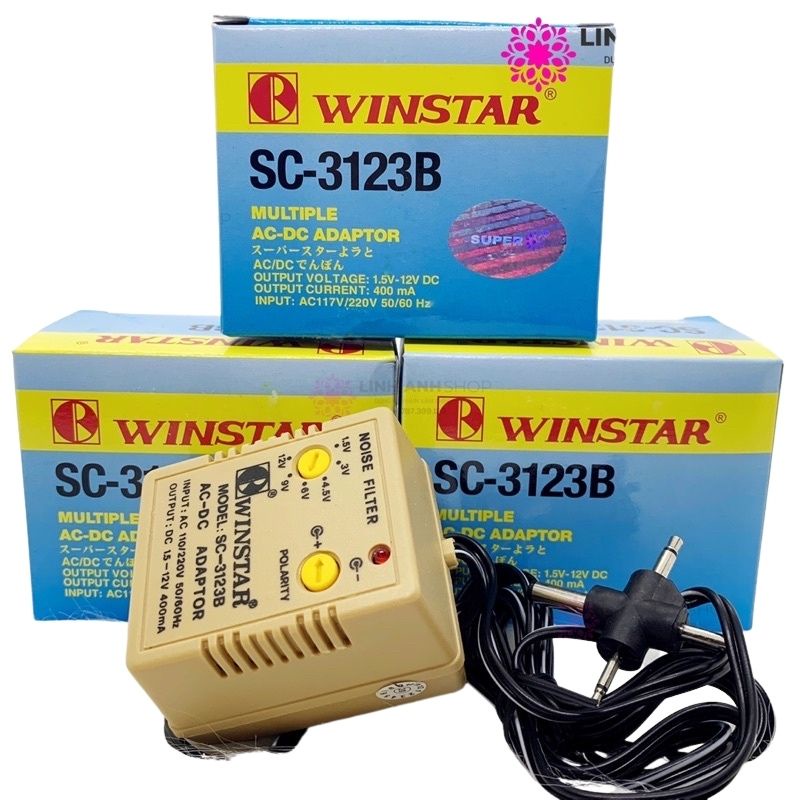 Nguồn đa năng Winstar 3123 máy pen phun xăm mini thần thánh  cao cấp dạng cục