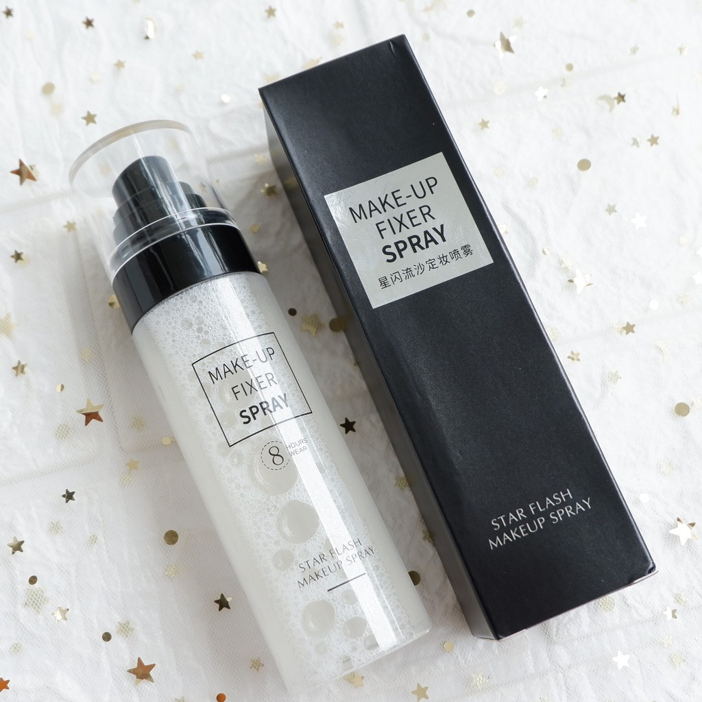 Xịt khoáng khóa nền trang điểm Hanumu ánh nhũ, giữ lớp makeup Fixer Spray 100ml NPP Shoptido | BigBuy360 - bigbuy360.vn