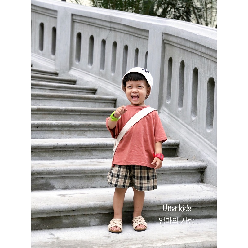 [Ảnh thật] Áo thun trơn hàn quốc 1016 dành cho bé gái và bé trai size 80 đến 120