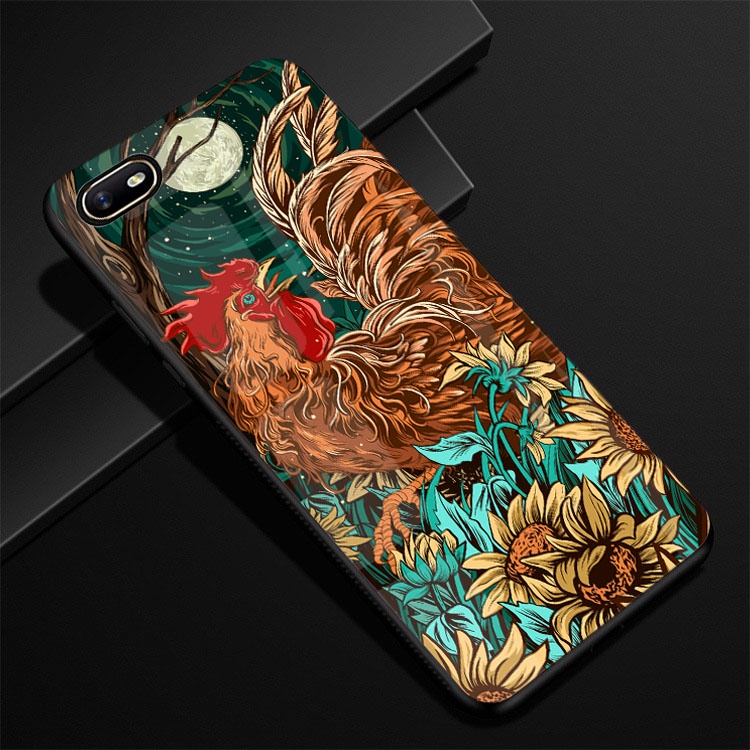 Ốp Lưng OPPO A1K mặt kính cường lực cao cấp thiết kế Độc Quyền