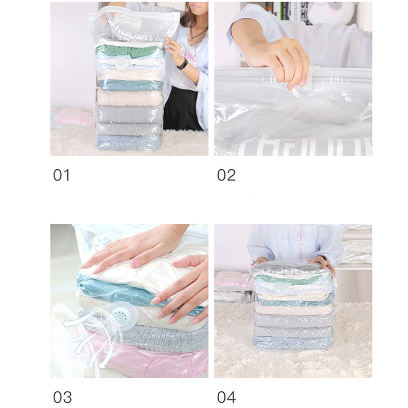 Túi hút chân không đựng chăn mền/quần áo tiết kiệm không gian tiện dụng