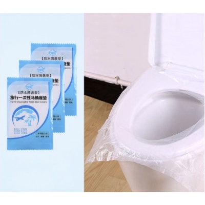 Miếng Lót Bồn Cầu Vệ Sinh Tự Phân Huỷ Chống Thấm Nước - Giấy Lót Toilet Du Lịch Tiện Lợi