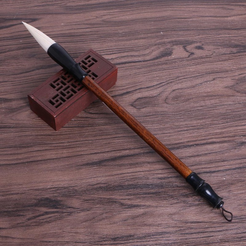 Cọ Vẽ Thư Pháp Cỡ Lớn Bằng Lông Cừu / Gỗ / Gấu Phong Cách Trung Hoa