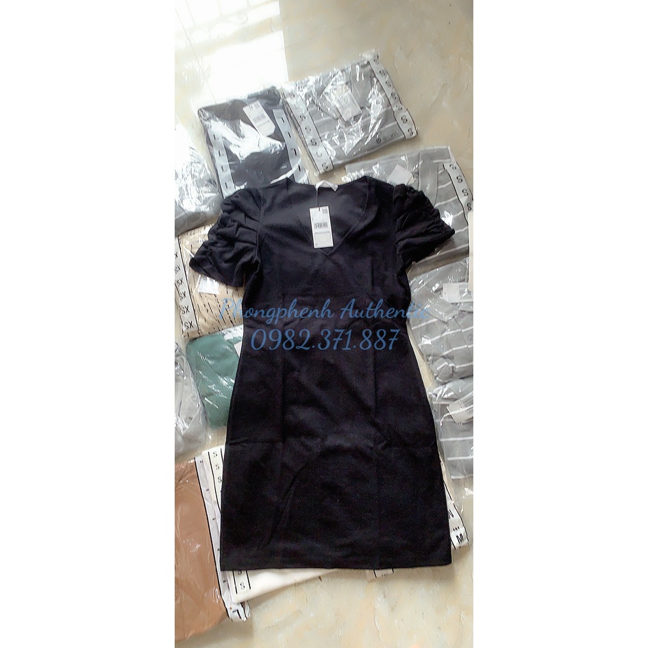 VÁY NỮ MANGO AUTH RUCHED SLEEVE DRESS