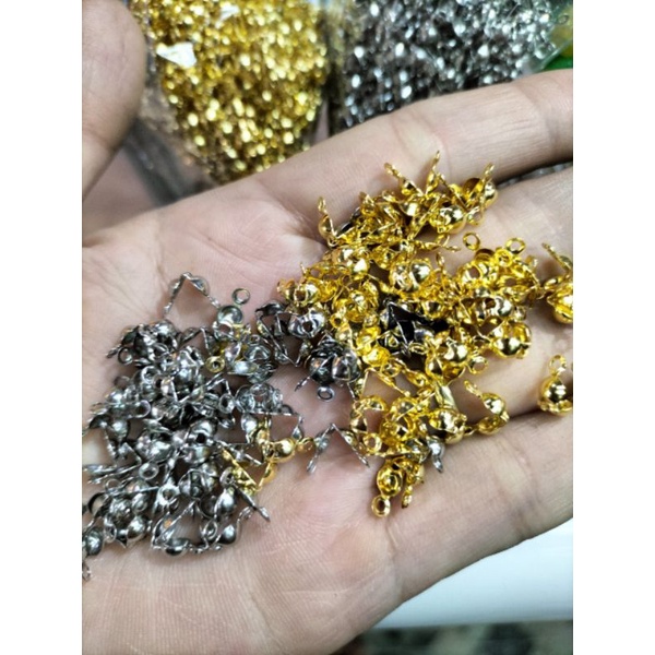 100 Sò kẹp che nút thắt dây làm móc nối vòng