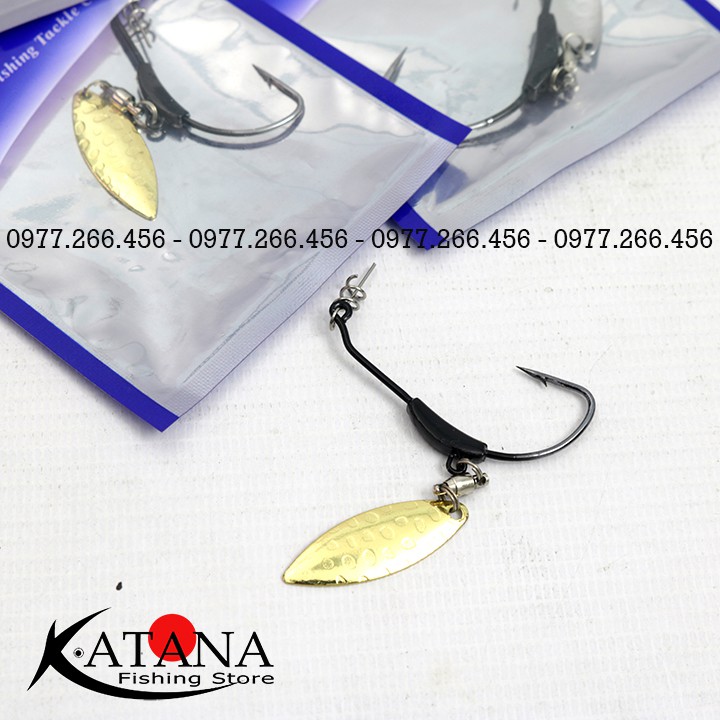 Lưỡi Móc Mồi Mềm Burle - móc mồi câu lure giá rẻ