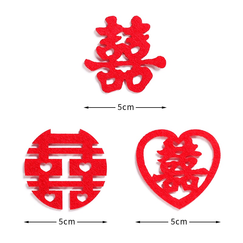Set 20 Miếng Song Hỷ Nhí Trang Trí Cưới