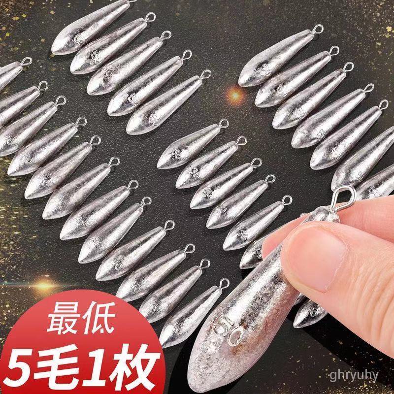 Phụ Kiện Dây Chì Câu Cá 3wnr Hình Chiếc Lá / Giọt Nước / Chìm Có Vòng Chì