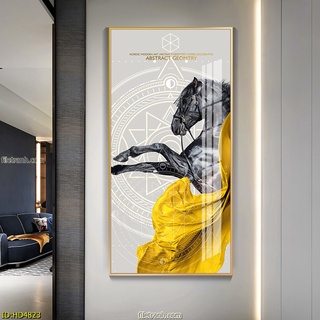 ❗️❗️HOT❗️❗️size lớn tranh NGỰA đứng hiện đại mạnh mẽ cao cấp Treo Tường Tráng gương