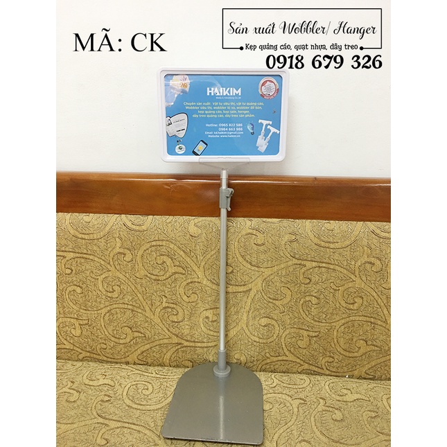 Chân đế sắt kèm khung siêu thị KT A3, KT A4, KT A5, KT A6, Bảng siêu thị chân đứng, Bộ chân đế bảng giá siêu thị - CS