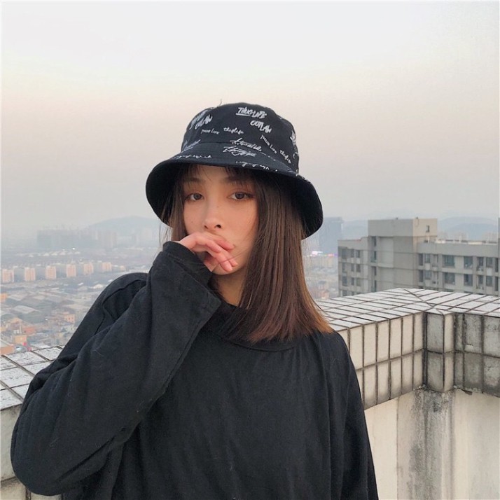 Nón bucket KIPI THUGLIFE nhiều màu phong cách Ulzzang Unisex cực chill cá tính