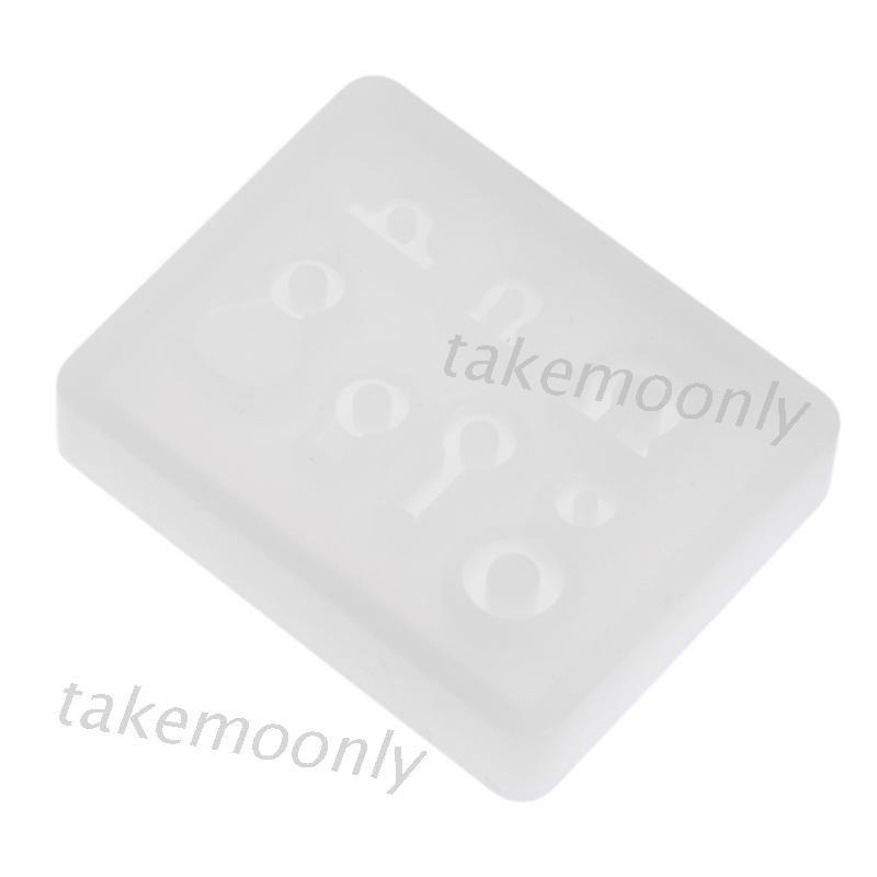 Khuôn Silicone Hình Tròn Làm Trang Sức