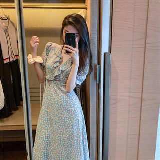 [Thanh Lý] D96 - Đầm Bigsize Hoa Dáng Dài Bigsize