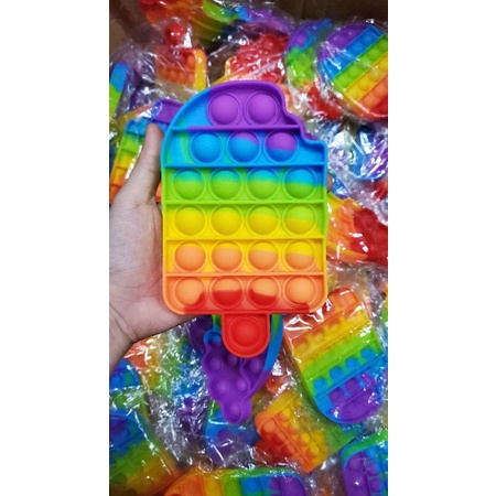 (Sẵn Hàng) - POP IT TIKTOK RAINBOW nhiều mẫu đồ chơi nhấn bong bóng giảm căng thẳng giá rẻ