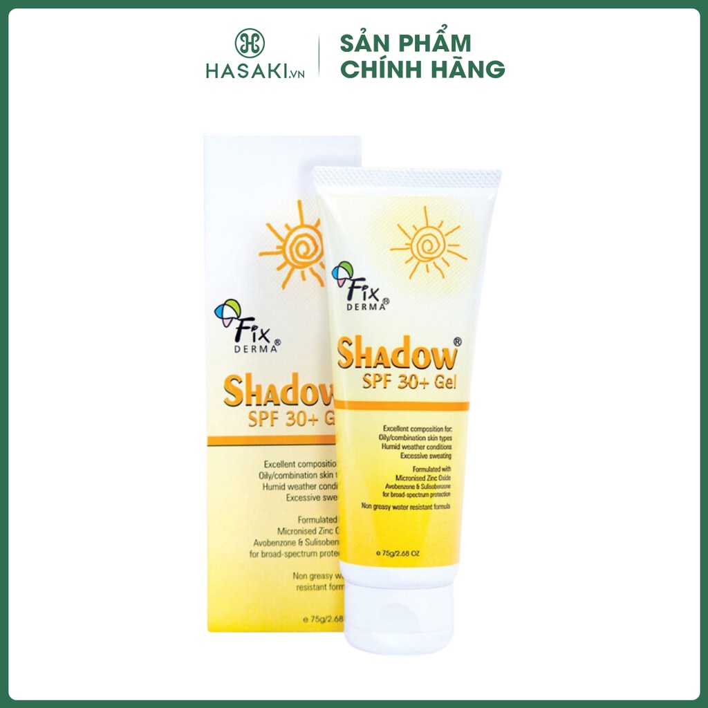 Gel Chống Nắng Fixderma Cho Da Nhờn, Mụn, Nhạy Cảm 75g - Hasaki - Hàng Chính Hãng