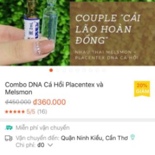 Combo tinh chất Pla và Melmon
