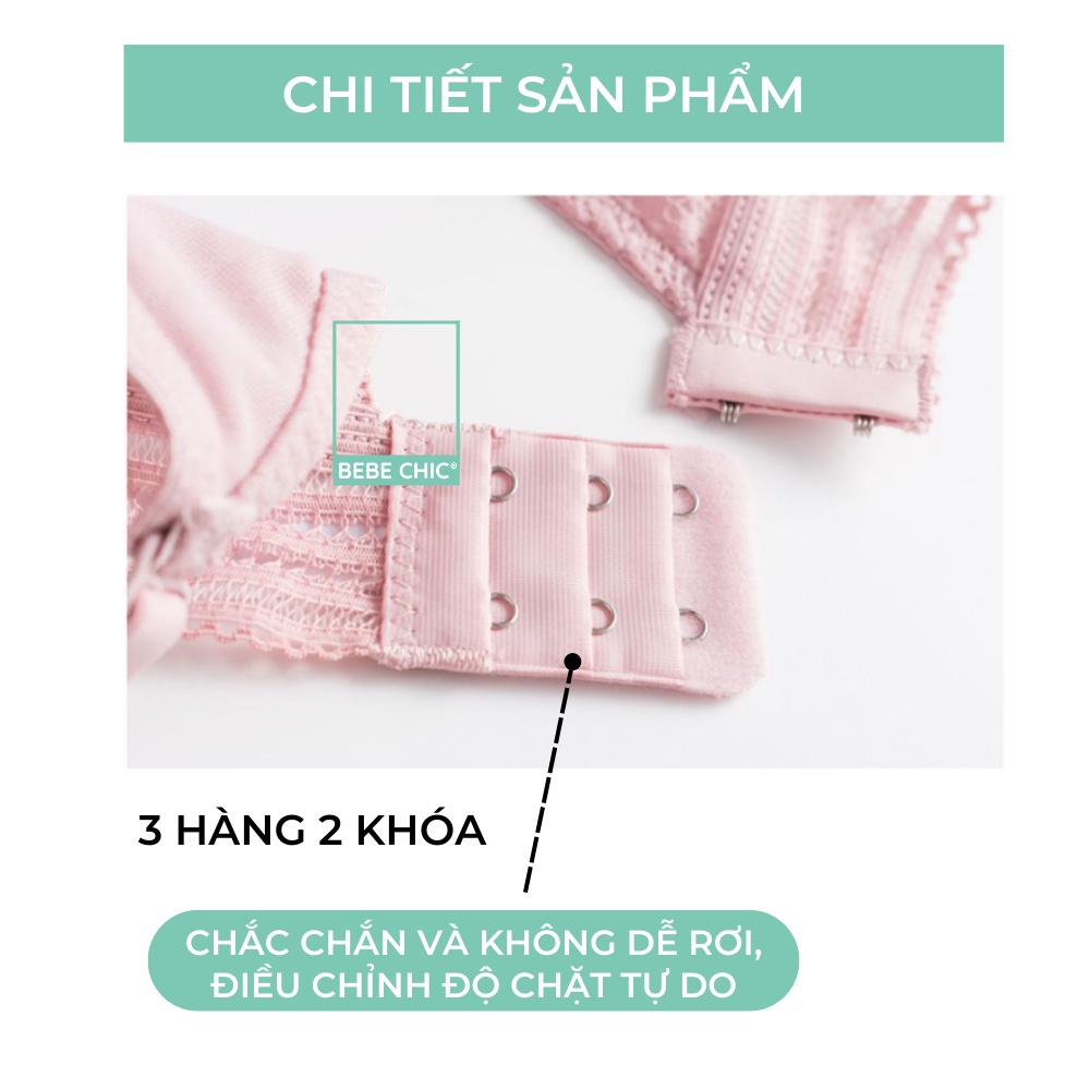 Áo Lót Không Gọng Thoải Mái Đệm Mỏng Cao Cấp BEBECHIC BR002