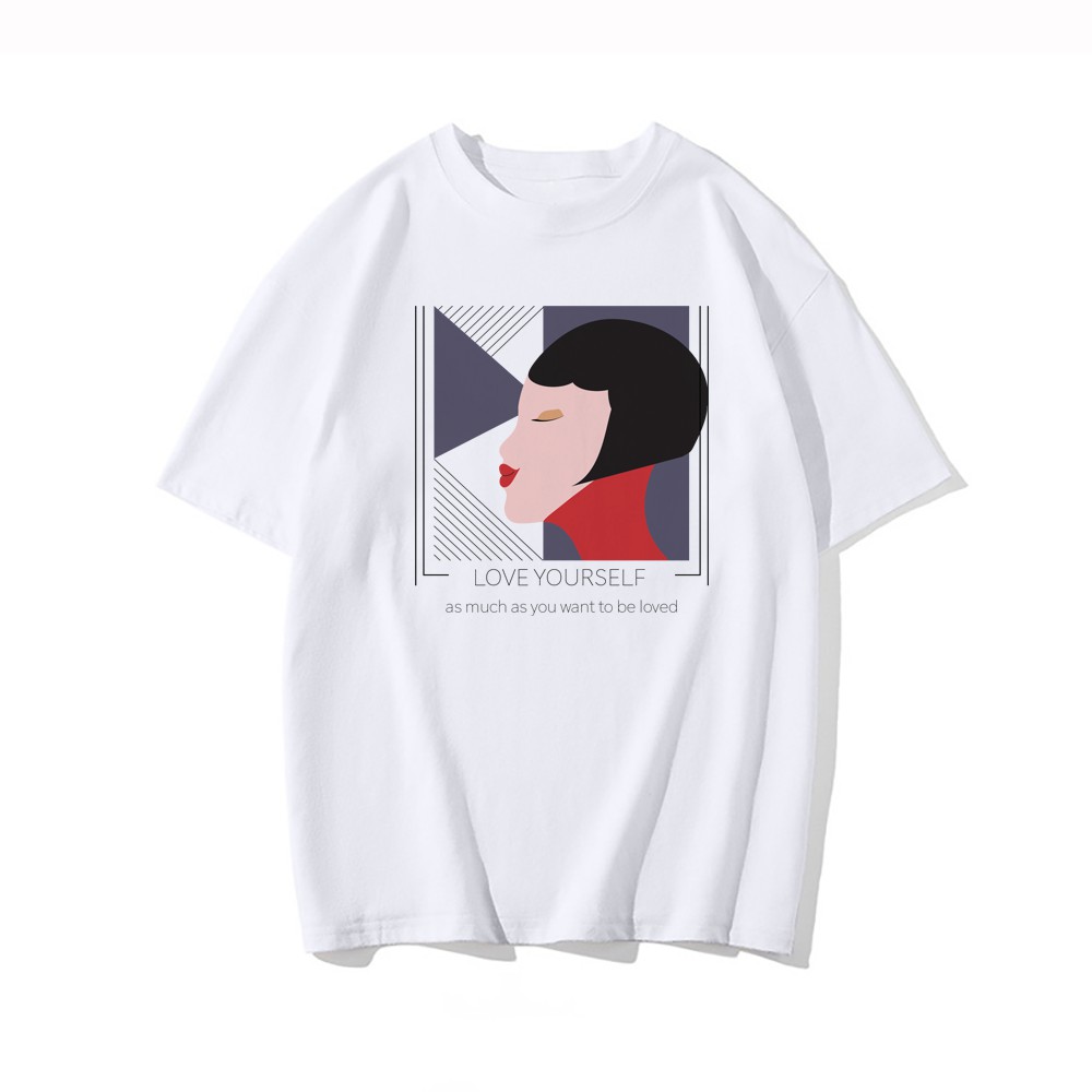 Áo thun tay lỡ Unisex form rộng CY013