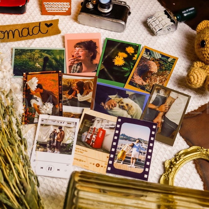 In Ảnh 6x9 Theo Yêu Cầu Khung Film VINTAGE - Kèm Cán Màng Bảo Vệ - NOMAD GARDEN