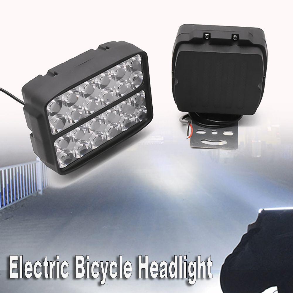 Đèn Pha LED 16 / 24 Bóng Siêu Sáng Chuyên Dụng Cho Xe Đạp Điện