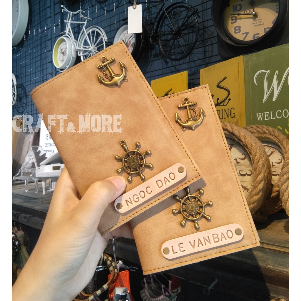 Ví Đựng Passport Khắc Tên Theo Yêu Cầu Và Hơn 60 Mẫu Charm Tự Do Chọn Lựa