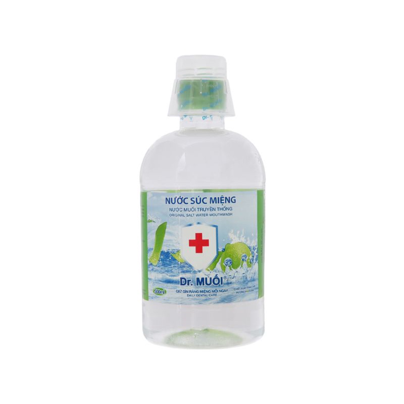 Nước súc miệng Dr. Muối - Giữ gìn răng miệng mỗi ngày