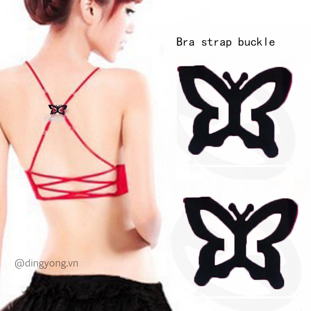 FREESHIP ĐƠN 99K_ Set 2 kẹp cố định áo ngực hình bướm chuyên dụng | BigBuy360 - bigbuy360.vn