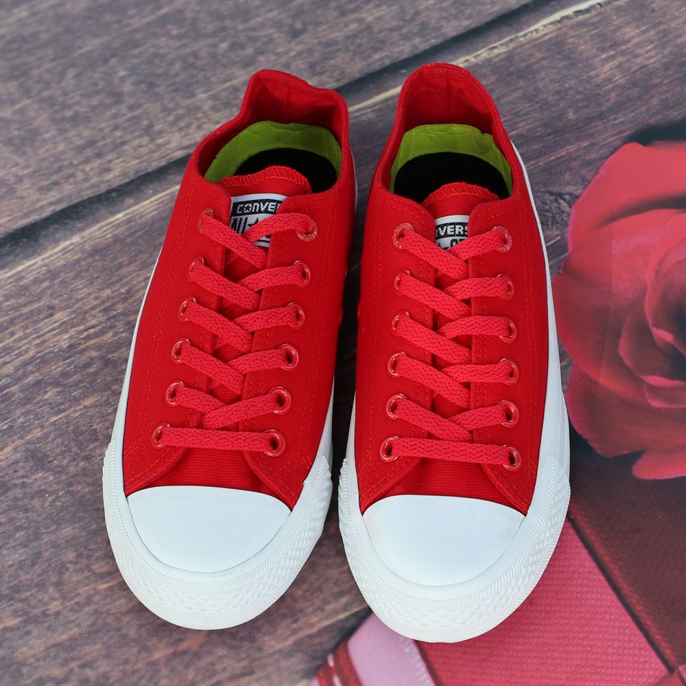 Giày Chuck II Nam Đỏ Tươi Cổ Thấp