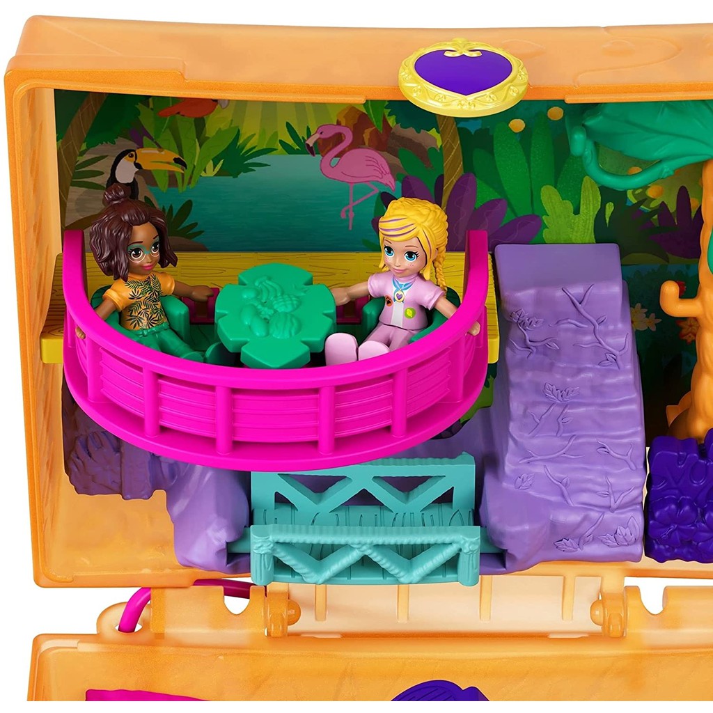 ĐỒ CHƠI POLLY POCKET - Polly Pocket khám phá Rừng Nhiệt Đới - MÃ SP GKJ53/FRY35