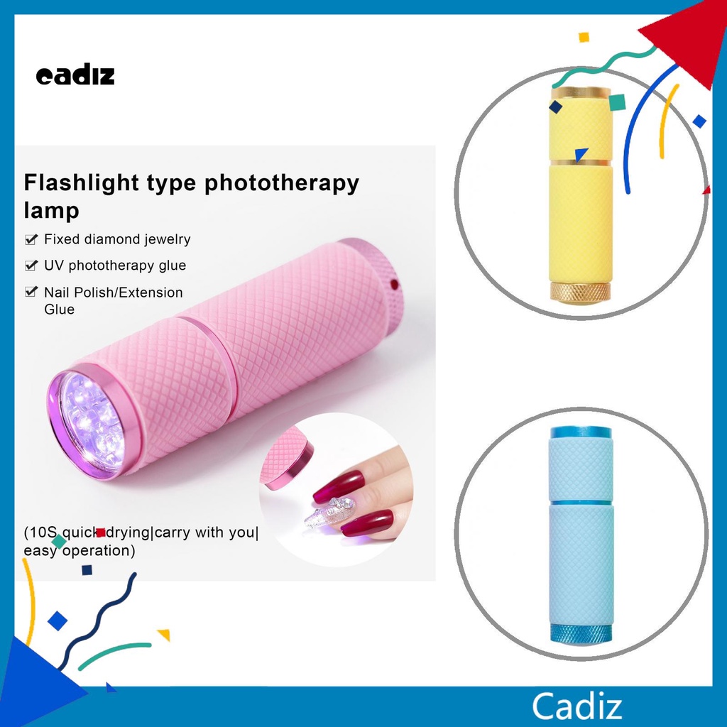[Hàng mới về] Đèn sấy khô móng tay cadi nhỏ gọn thiết kế lâu trôi có đèn led cho nữ