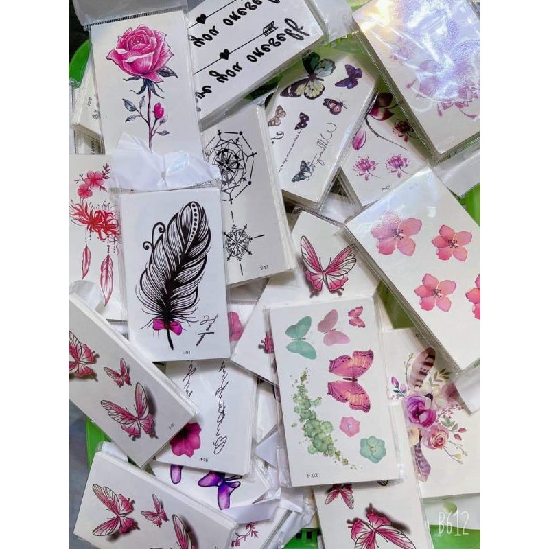 HÌNH XĂM DÁN MINI - HÌNH XĂM GIẢ TATOO