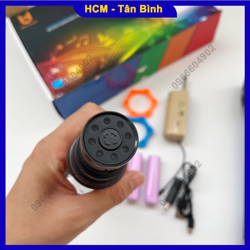 Bộ mic không dây đa năng pin sạc W108 dành cho loa kéo âm ly