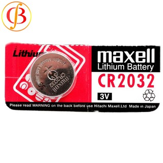 Pin CR2032 Maxell Lithium 3V, Pin CR2032 Lithium (Vỉ 1 viên)