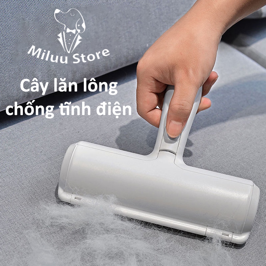 Cây lăn lông chó mèo - cây lăn chống tĩnh điện hút lông thú cưng làm sạch giường ngủ, chăn đệm, sofa