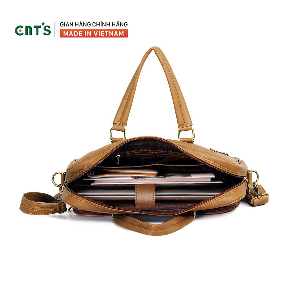Cặp da nam công sở Cao Cấp bò lợt thời trang [HÀNG XUẤT KHẨU] | BigBuy360 - bigbuy360.vn