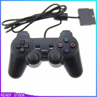 PG【COD】Tay cầm chơi game có dây tích hợp bộ rung đôi cho máy chơi game PS2
