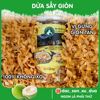Dừa sấy giòn cao cấp Cocofarm vị Gừng