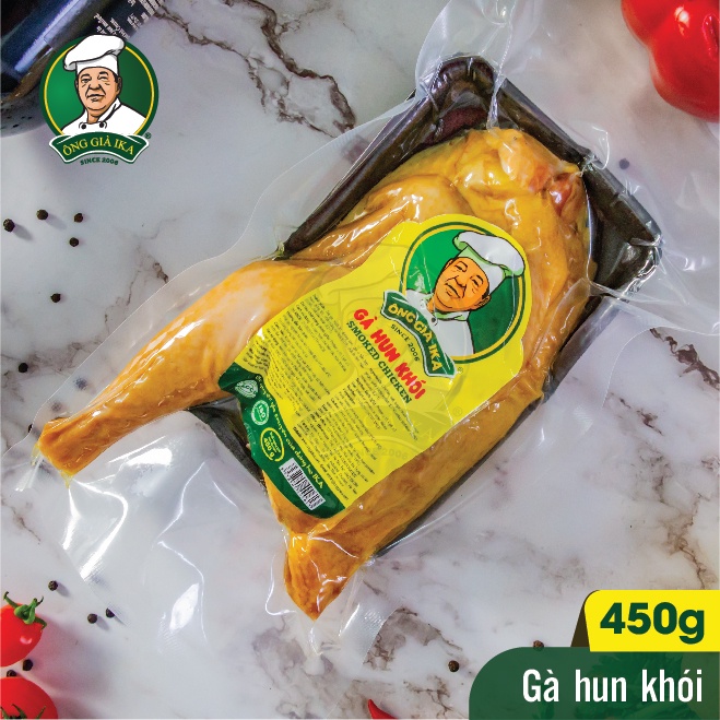 Gà hun khói Ông già IKA 450g
