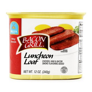 Thịt Hộp Xông Khói Bacon Grill Bristol 340g Mỹ
