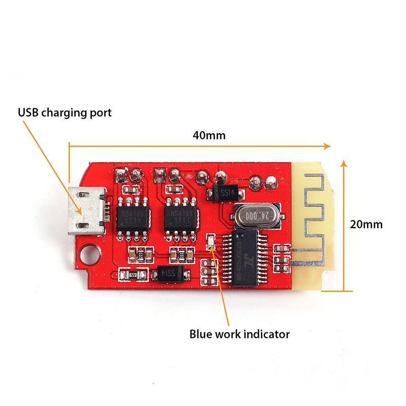 Mạch khuếch đại âm thanh class F 2x5W Bluetooth