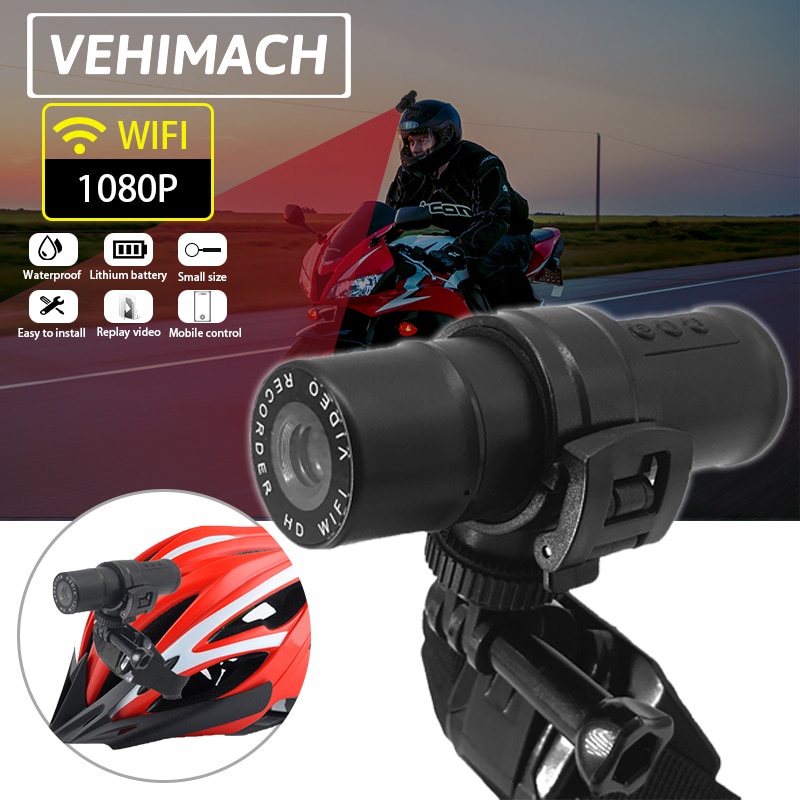 SEAMETAL Camera Hành Trình Xe Máy DVR Full HD 1080P Kết Nối Wifi Chống Nước