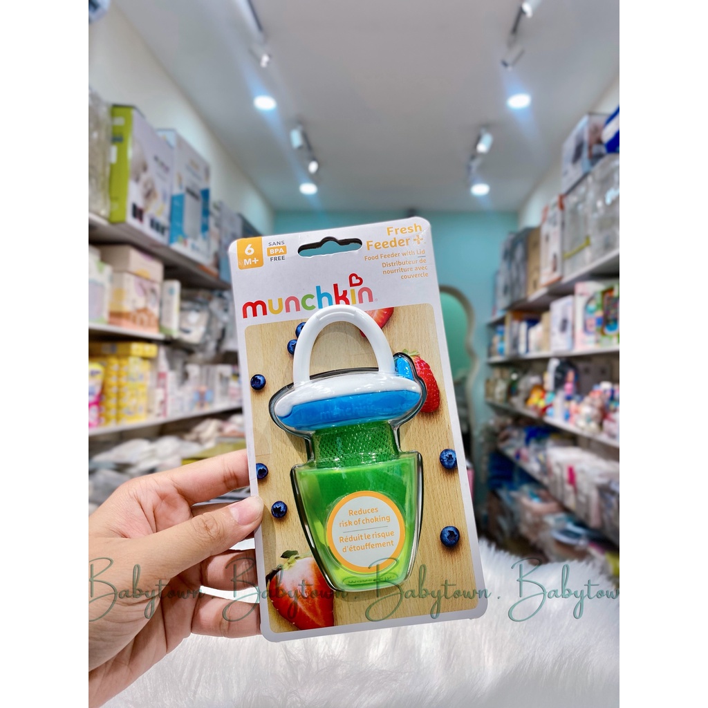 TÚI NHAI CHỐNG HÓC SILICON, LƯỚI CÓ NẮP MUNCHKIN /  EMMAKIDS