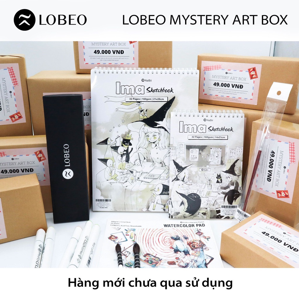 [ LỖ STORE ] Hộp hoạ cụ bí ẩn Lobeo Mystery Art Box