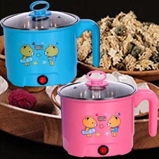Nồi lẫu điện,Ca nấu mì siêu tốc, nồi nấu đa năng mini siêu tốc 18cm tiện ích