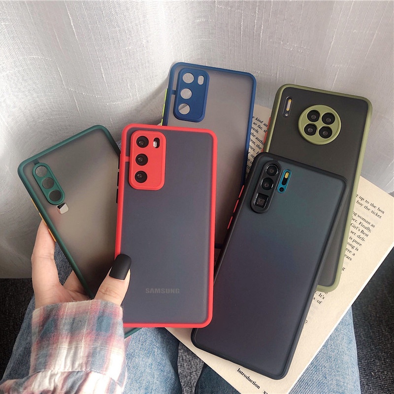 Ốp Lưng Nhám Chống Sock, Va Đập Bảo Vệ Camera Cho Samsung Galaxy A12 A32 A42 A52 A72 A02S A52S A21S A03S