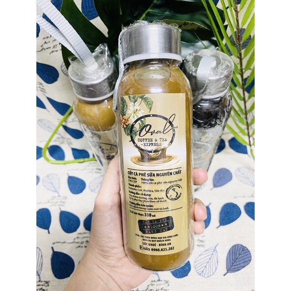Hoả Tốc - Cà Phê nước cốt Oval Coffee pha sẵn đóng chai thuỷ tinh chất lượng đảm bảo mùa dịch | BigBuy360 - bigbuy360.vn